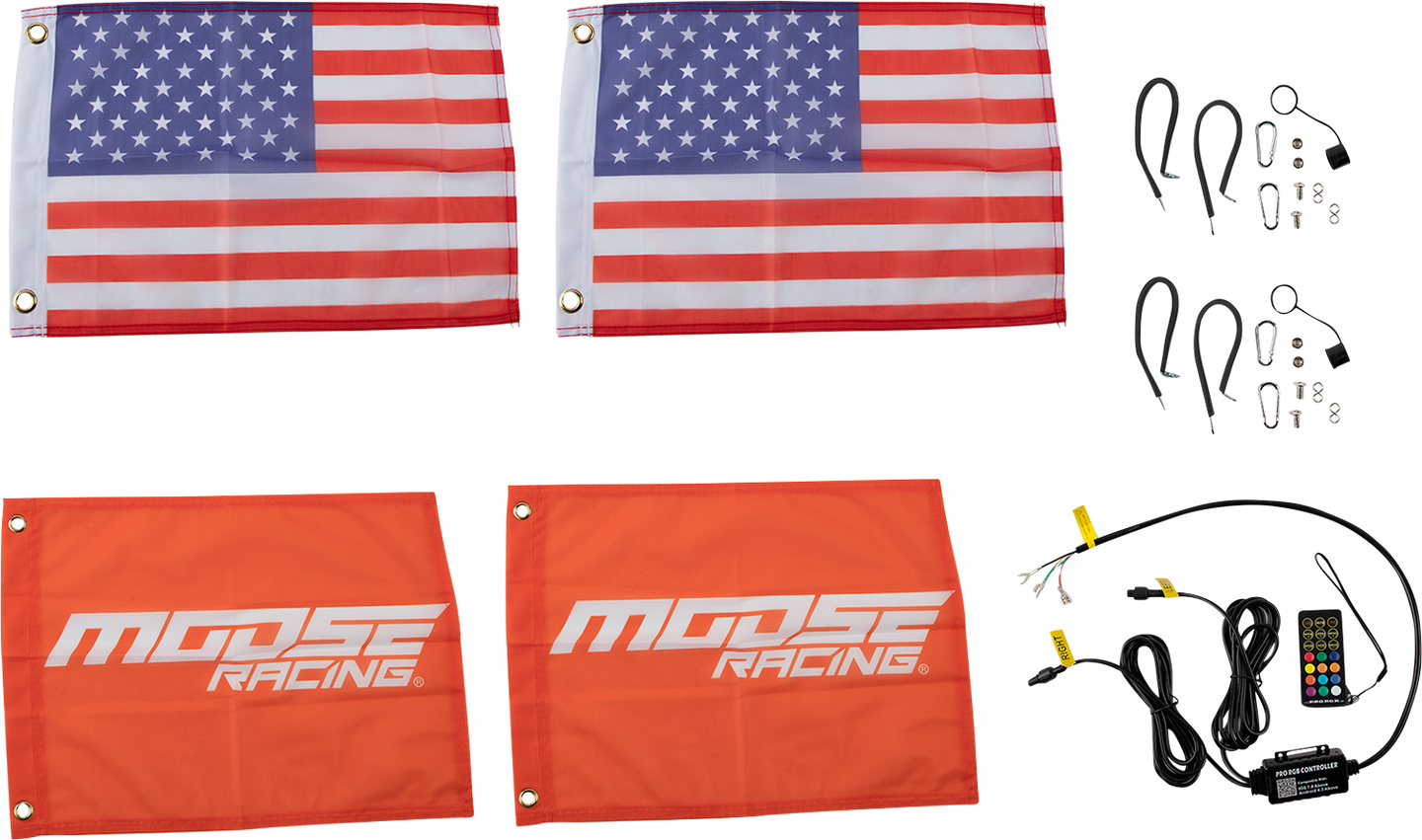 MOOSE OFFROAD - Quick-Release Whip Lights - 20403016