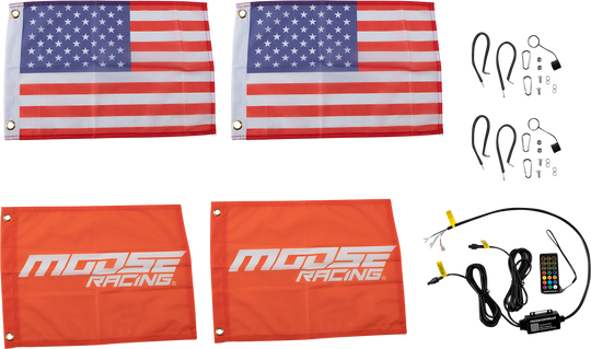 MOOSE OFFROAD - Quick-Release Whip Lights - 20403016