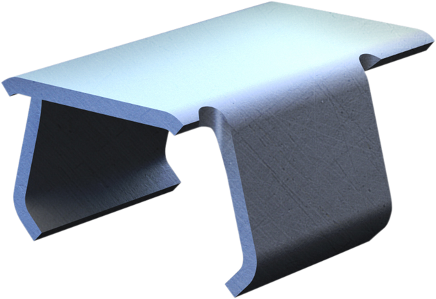 CAMSO Small Flat Tab Clips - 1.500" Total Length - 10 Pack AFT5700031