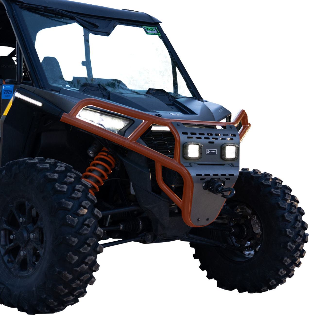 RAVEK - Front Bumper/Skid Plate with Lights - 05301699