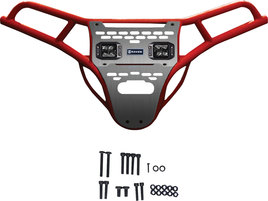 RAVEK - Front Bumper/Skid Plate with Lights - 05301701