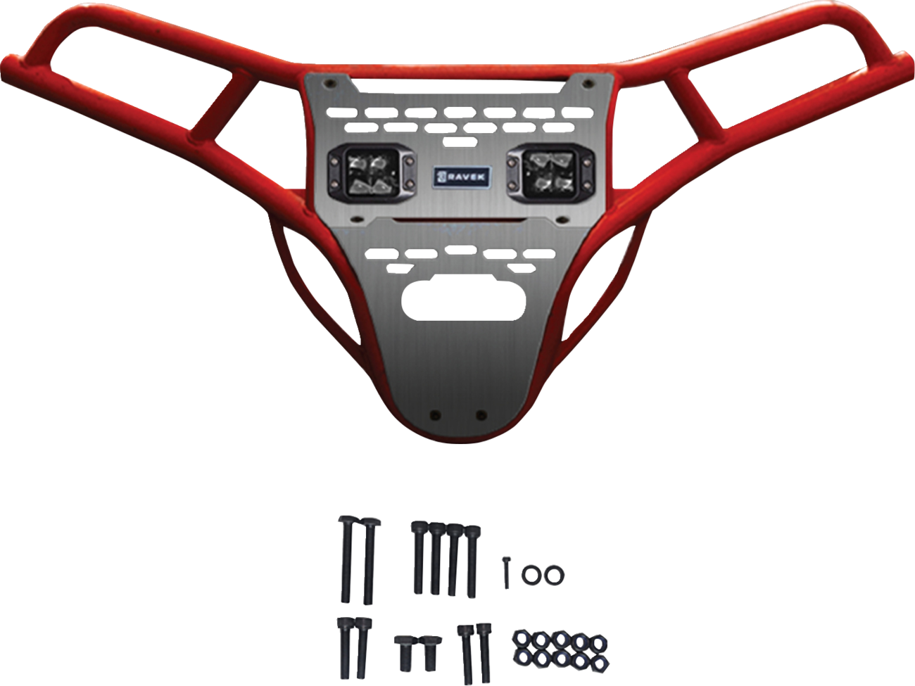 RAVEK - Front Bumper/Skid Plate with Lights - 05301701