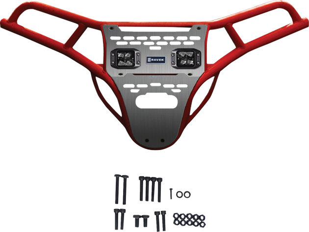 RAVEK - Front Bumper/Skid Plate with Lights - 05301701