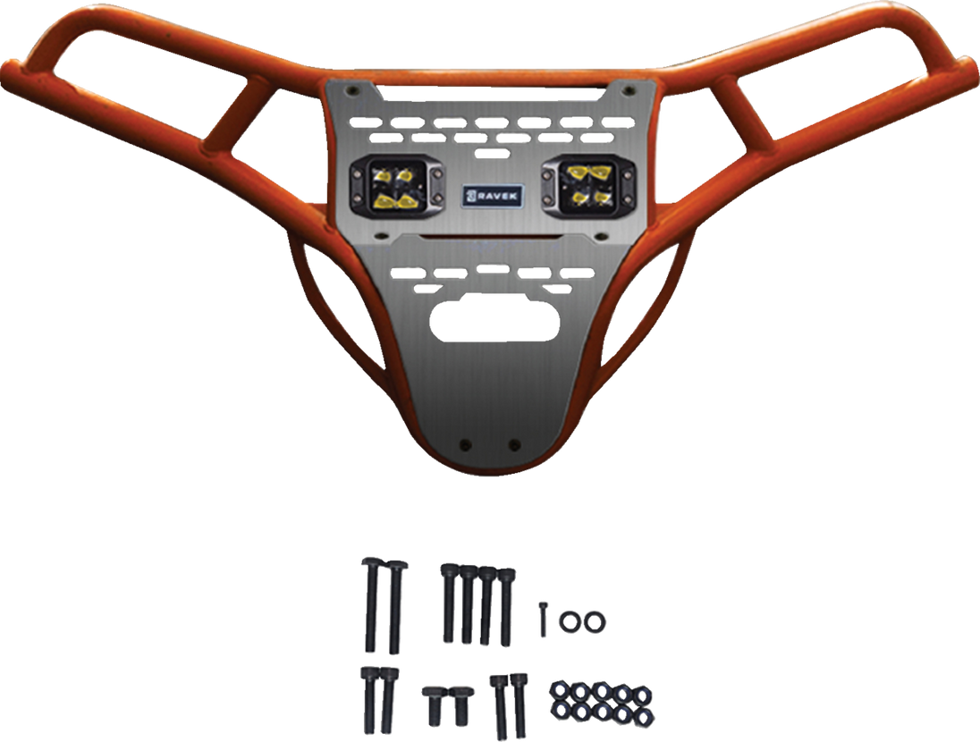 RAVEK - Front Bumper/Skid Plate with Lights - 05301700