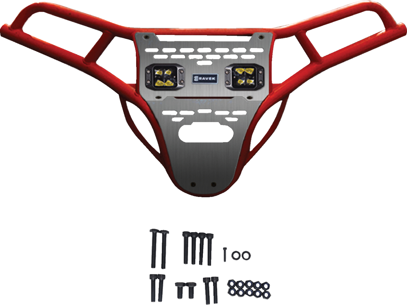 RAVEK - Front Bumper/Skid Plate with Lights - 05301702