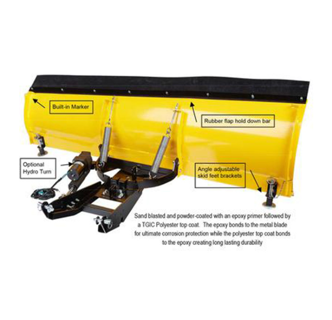 72" Denali Pro UTV Snow Plow - Polaris General