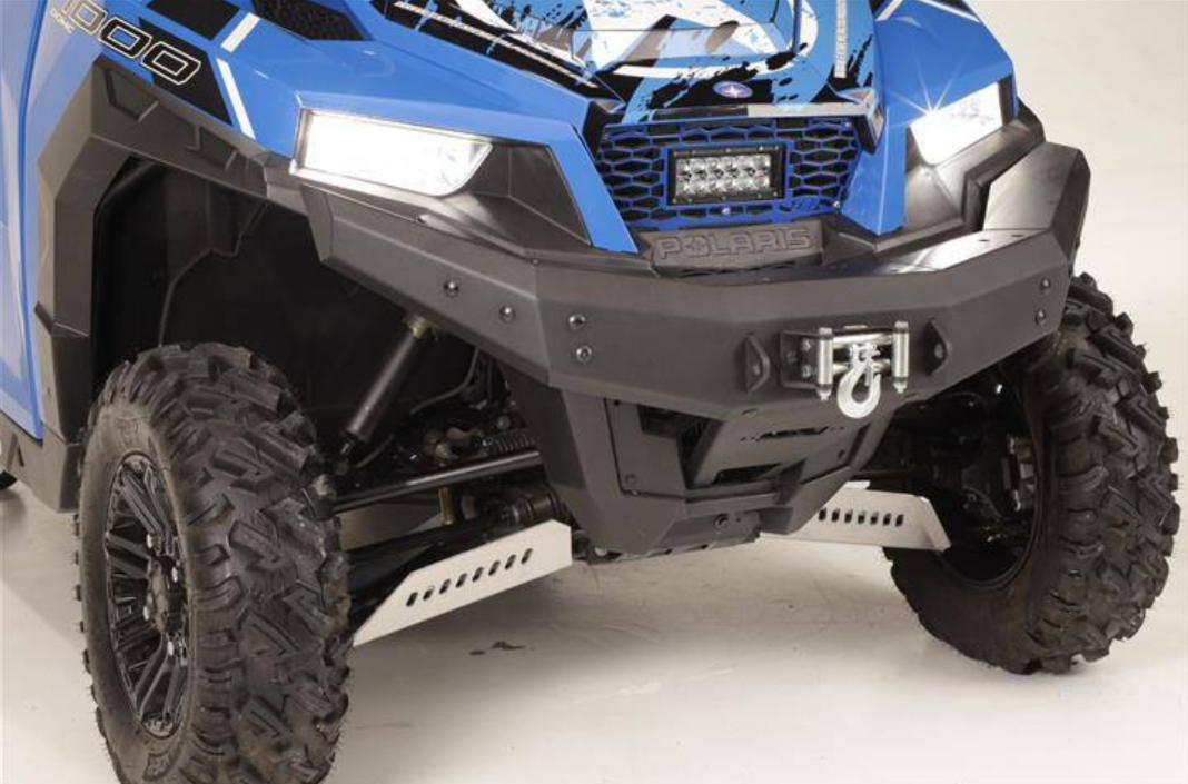 Polaris General Front Brush Guard With Winch Mount