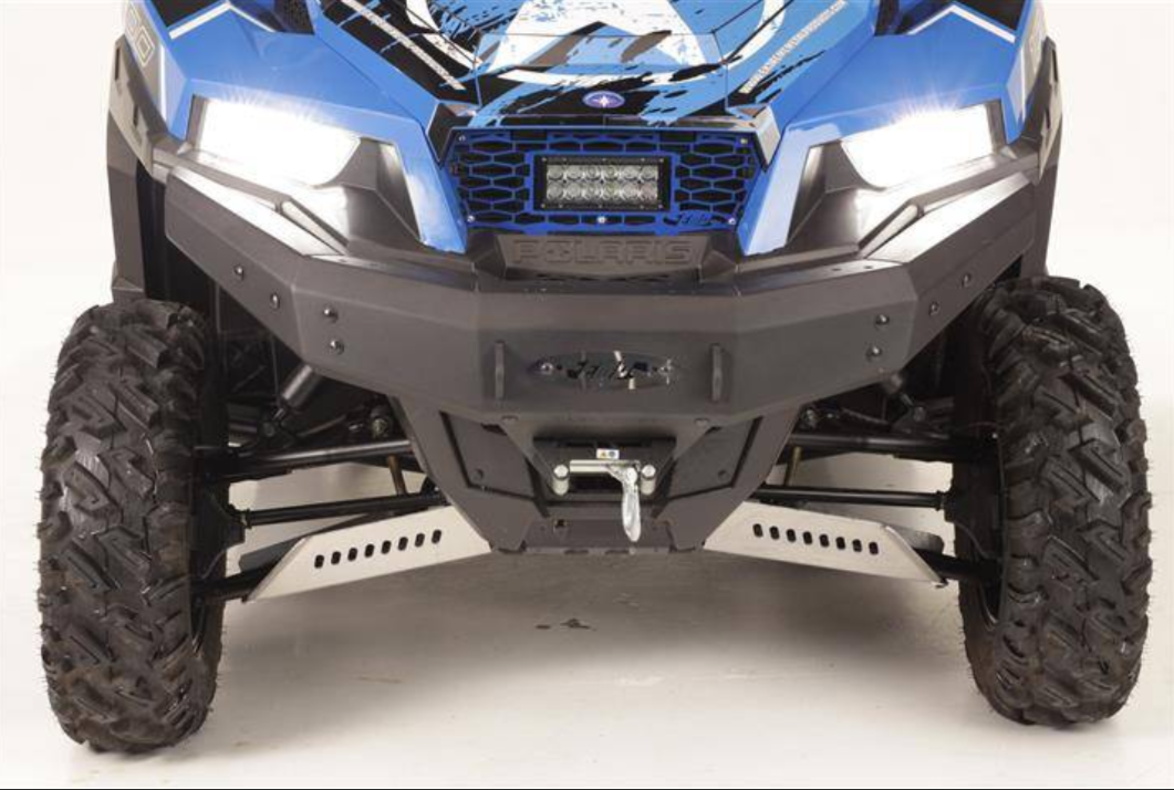 Polaris General Front Brush Guard With Winch Mount