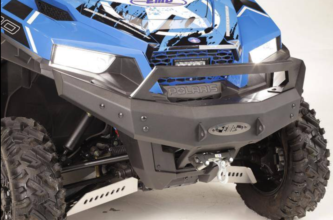 Polaris General Front Brush Guard With Winch Mount