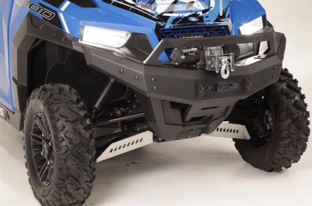 Polaris General Front Brush Guard With Winch Mount