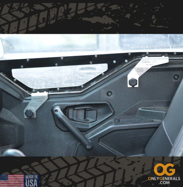 OG Sideskins LITE Hard Upper Doors for the Polaris General 2 Seat Models