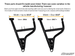 SuperATV - Polaris General High-Clearance A-Arms - AA-P-RZR900S-HC1.5-SBJ-BK-02#TS