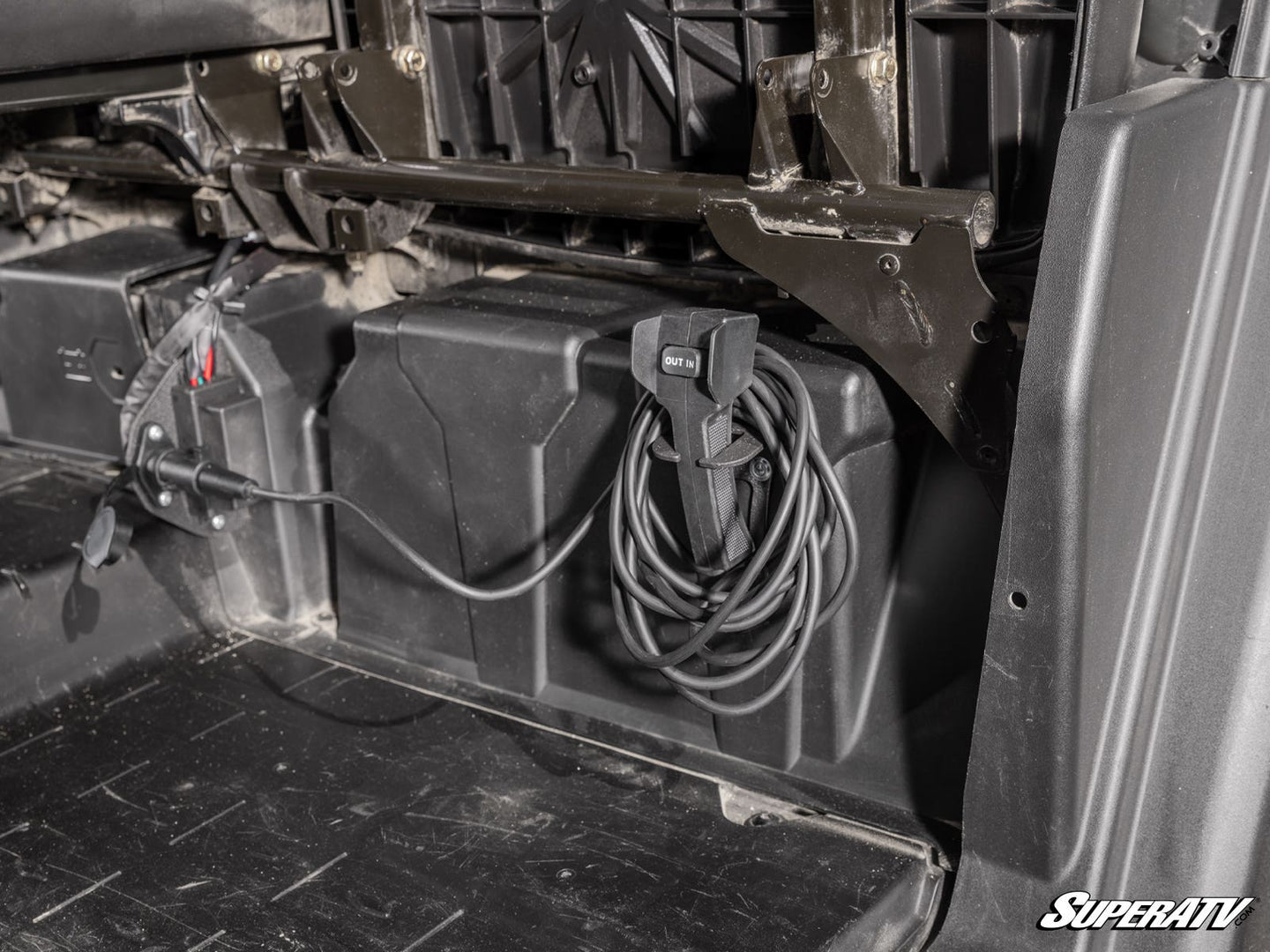 SuperATV - Can-Am Defender Bed Winch - No Lights - BWN-CA-DEF-00