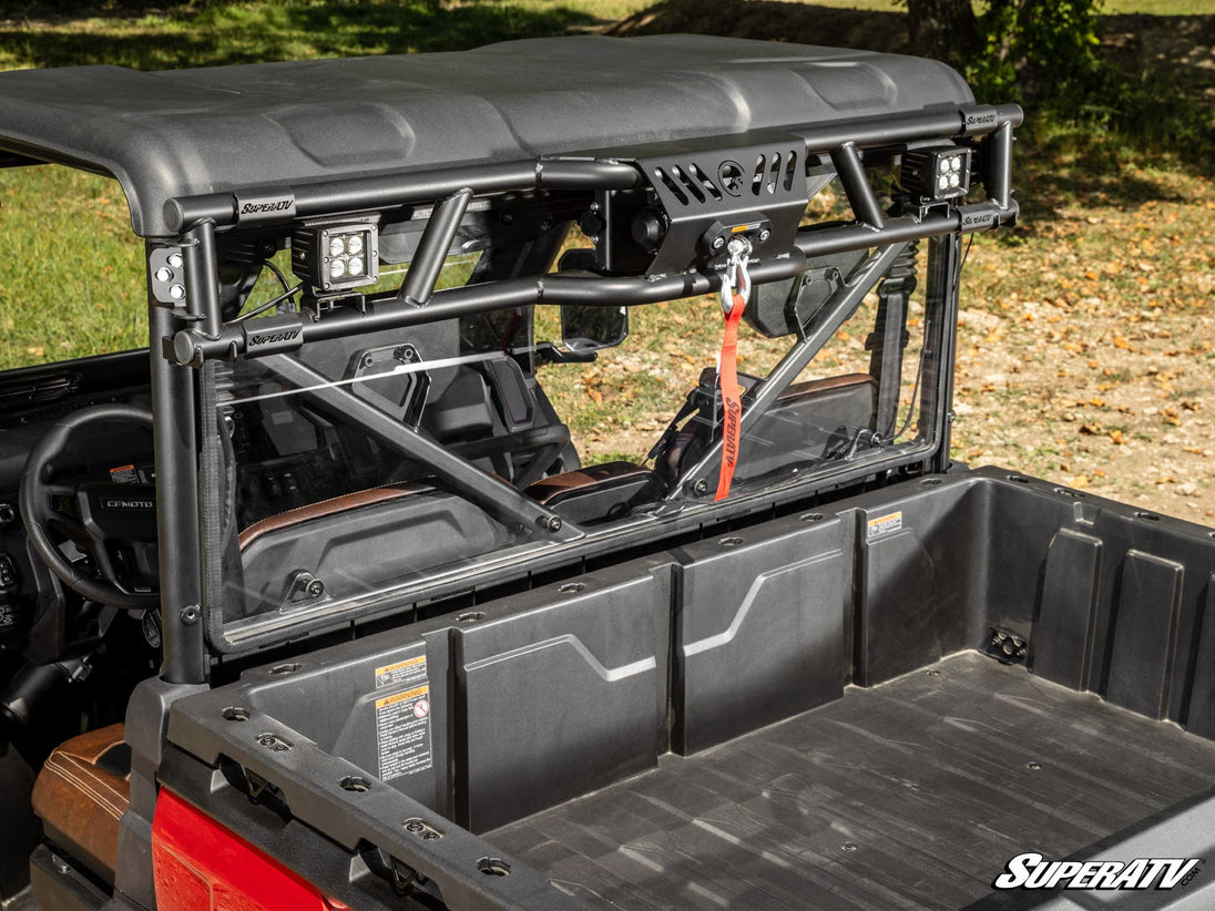 SuperATV - CFMOTO UForce U10 Pro Game Loader Rack + Cube Lights - GLR-CF-U10-00-K
