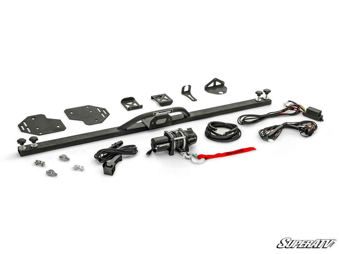SuperATV - CFMOTO UForce 1000 Bed Winch - No Lights - BWN-CF-UF1000-00