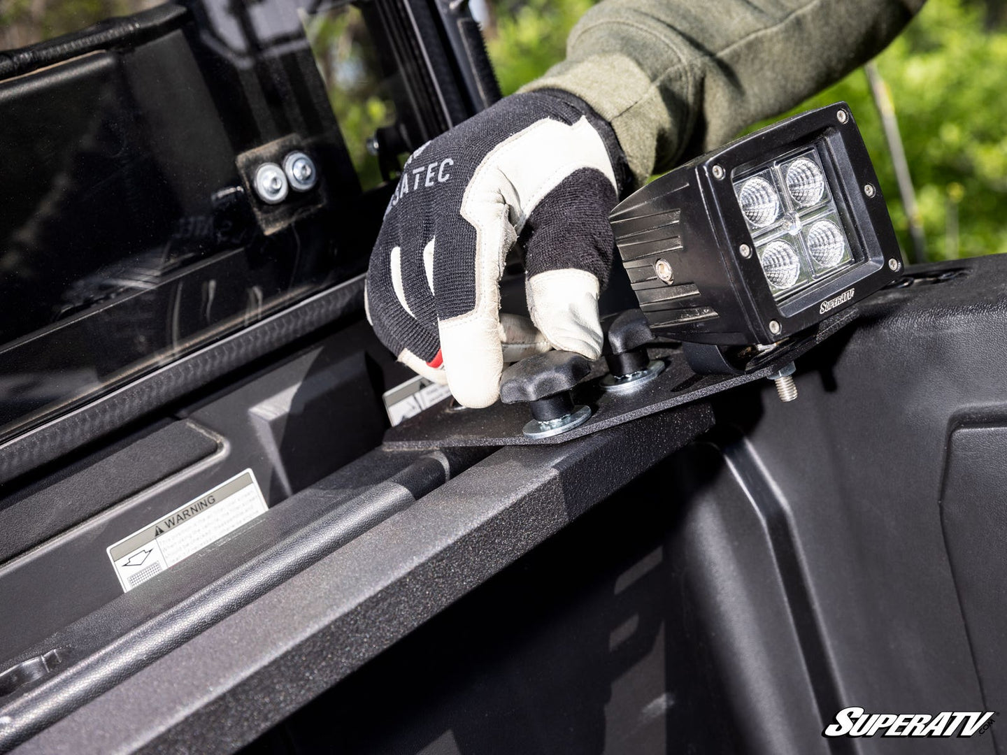 SuperATV - CFMOTO UForce 1000 Bed Winch - No Lights - BWN-CF-UF1000-00