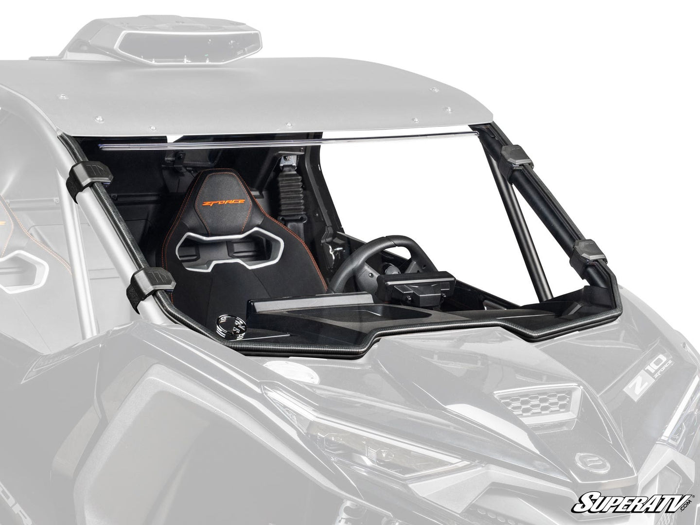SuperATV - CFMOTO ZForce Z10 Scratch-Resistant Full Windshield - WS-CF-Z10-70
