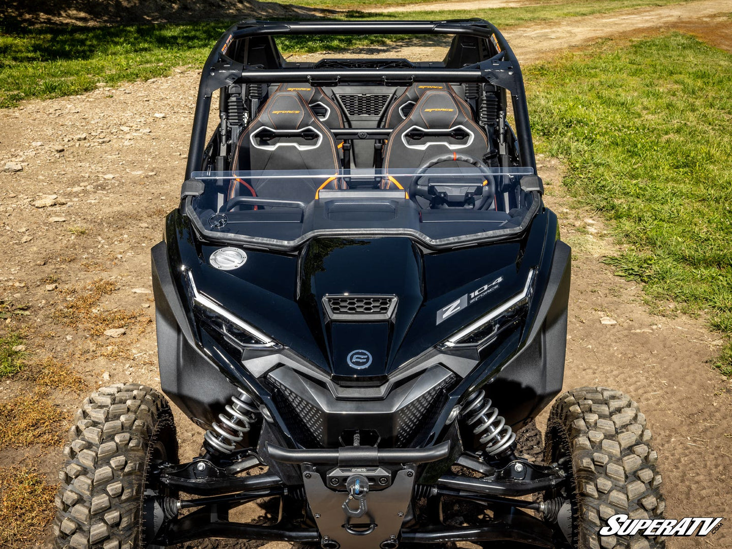 SuperATV - CFMOTO ZForce Z10 Half Windshield - HWS-CF-Z10-70
