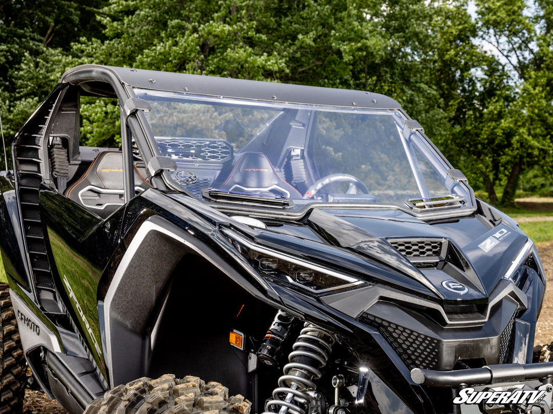SuperATV - CFMOTO ZForce Z10 Vented Full Windshield - WS-CF-Z10-V-70