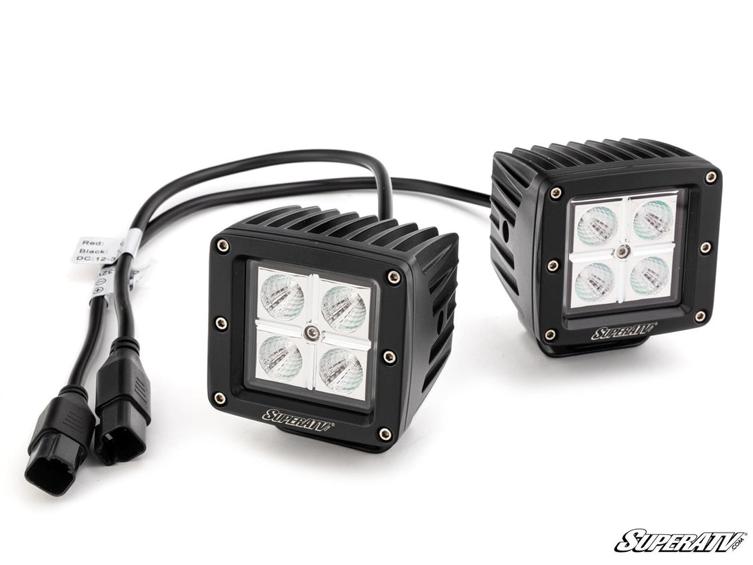 SuperATV - CFMOTO UForce U10 Pro Game Loader Rack + Cube Lights - GLR-CF-U10-00-K