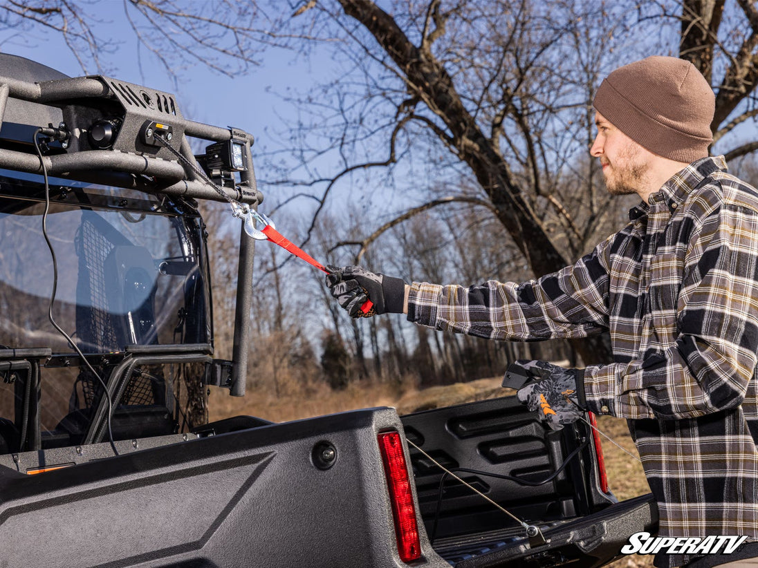 SuperATV - Honda Pioneer 700 Game Loader Rack - 2 Cube Lights - GLR-H-PIO700-001-00-K