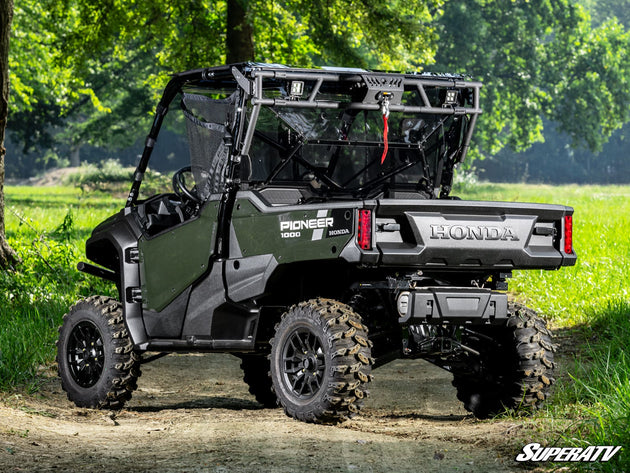 SuperATV - Honda Pioneer 1000 Game Loader Rack + Cube Lights - GLR-H-PIO1K-K