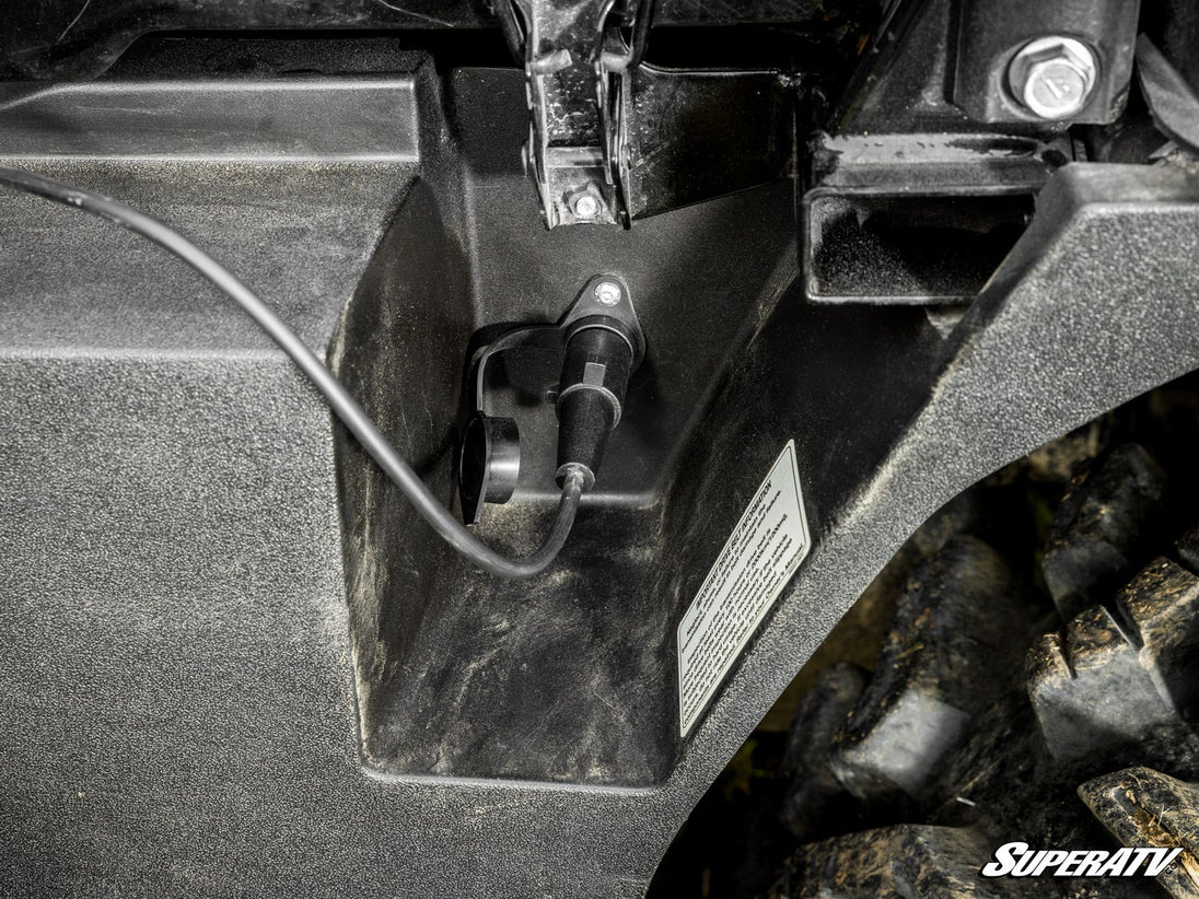 SuperATV - Kawasaki Mule Pro Bed Winch - No Cube Lights - BWN-K-MULEFXT-00