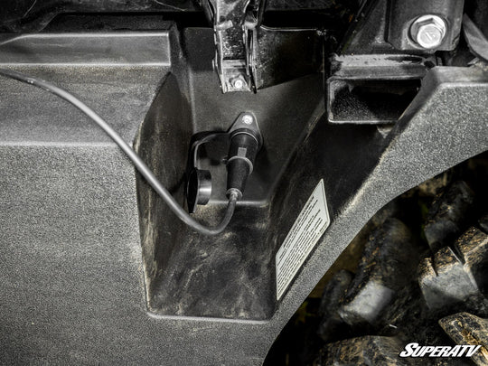 SuperATV - Kawasaki Mule Pro Bed Winch - No Cube Lights - BWN-K-MULEFXT-00