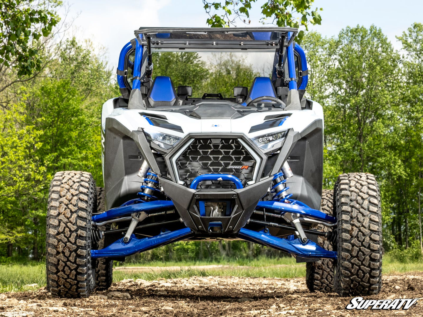 SuperATV - Polaris RZR Pro XP MaxDrive Power Flip Windshield - 2025 - PFWS-P-PROR-001-70#AD
