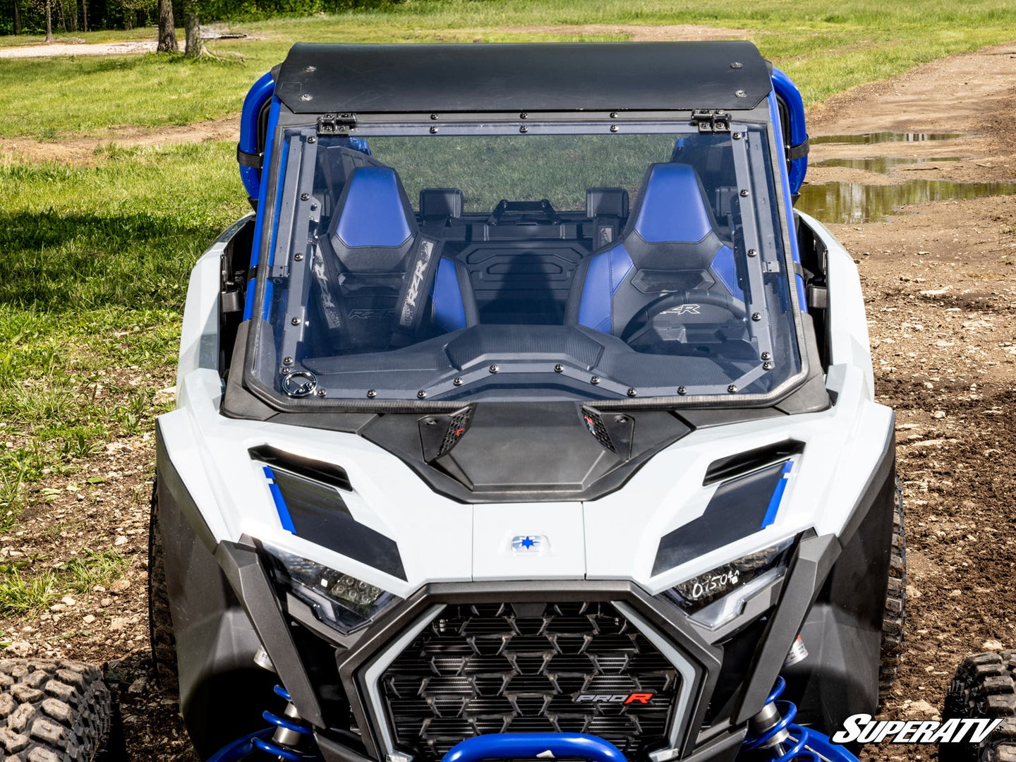 SuperATV - Polaris RZR Pro XP MaxDrive Power Flip Windshield - 2025 - PFWS-P-PROR-001-70#AD