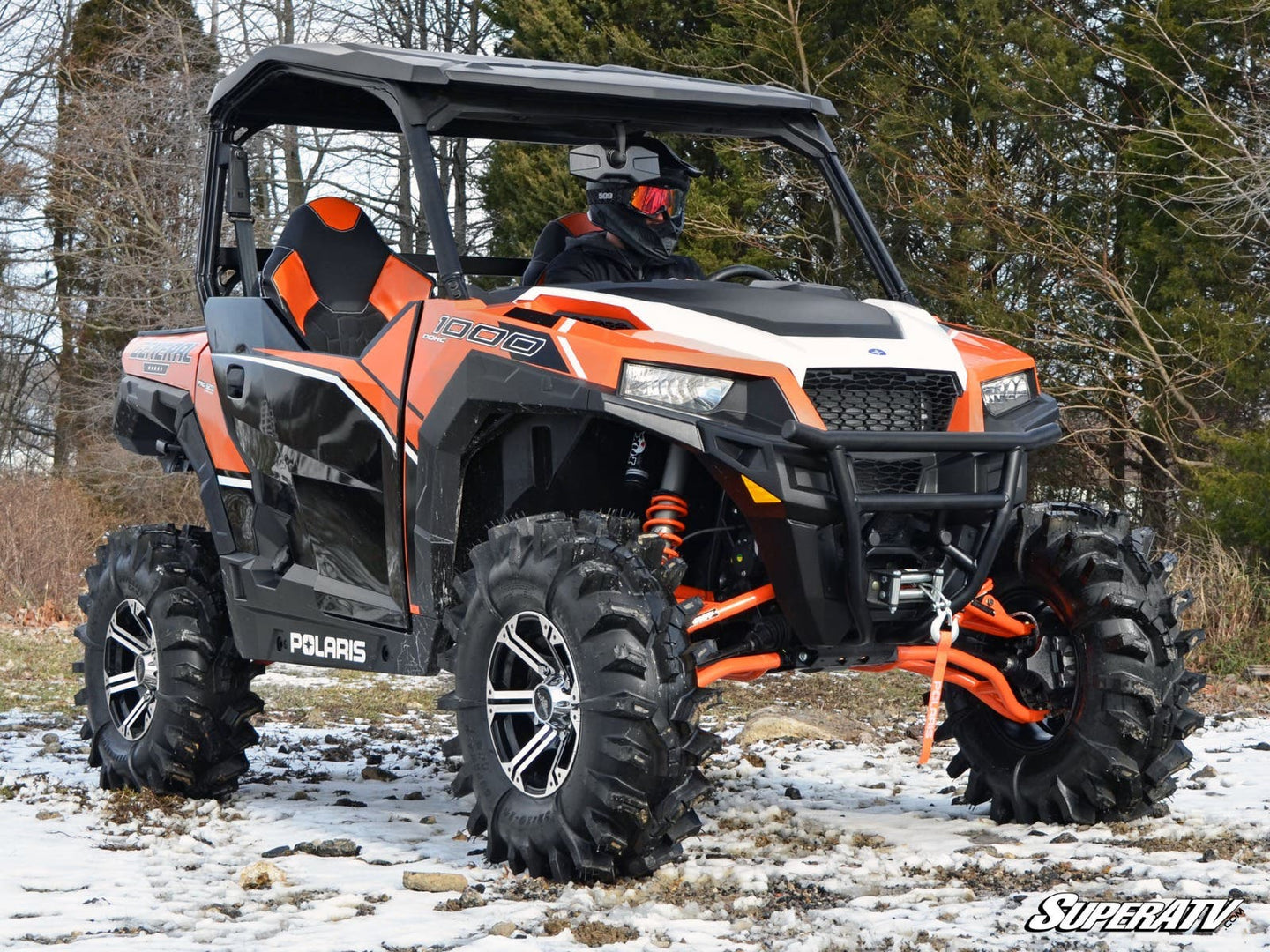 SuperATV - Polaris General High-Clearance A-Arms - AA-P-RZR900S-HC1.5-SBJ-BH-04#TS