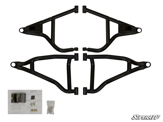 SuperATV - Polaris General High-Clearance A-Arms - AA-P-RZR900S-HC1.5-SBJ-BH-02#TS