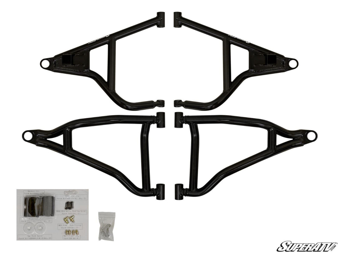 SuperATV - Polaris General High-Clearance A-Arms - AA-P-RZR900S-HC1.5-SBJ-07#TS