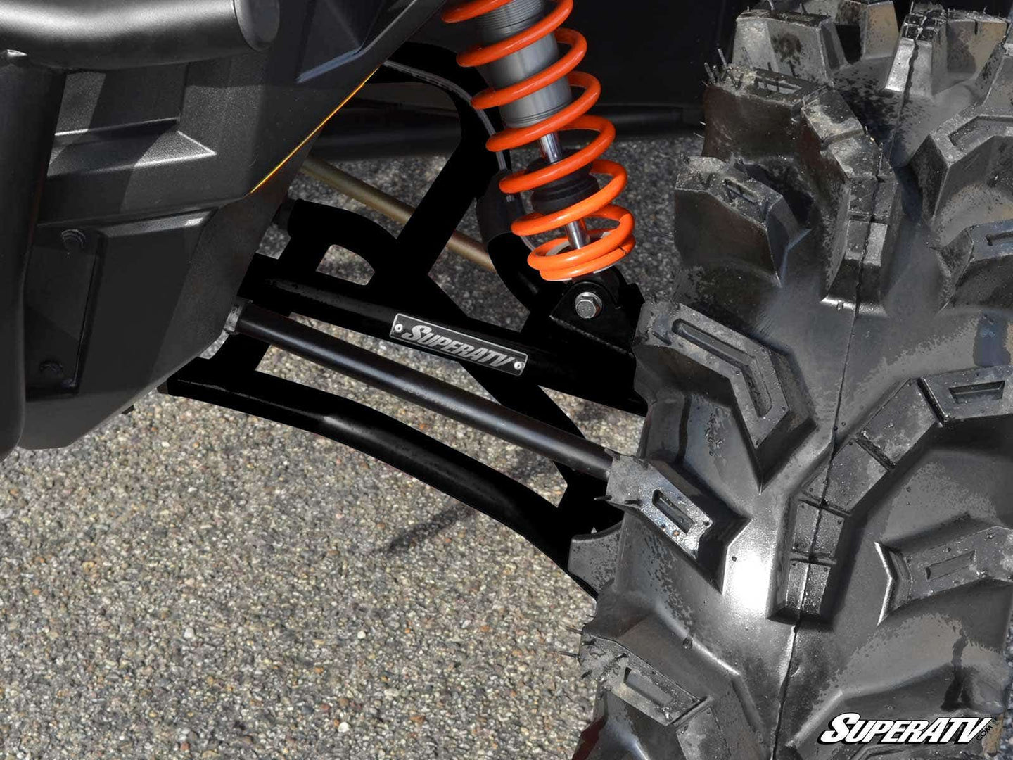SuperATV - Polaris General High-Clearance A-Arms - AA-P-RZR900S-HC1.5-SBJ-BH-07#TS