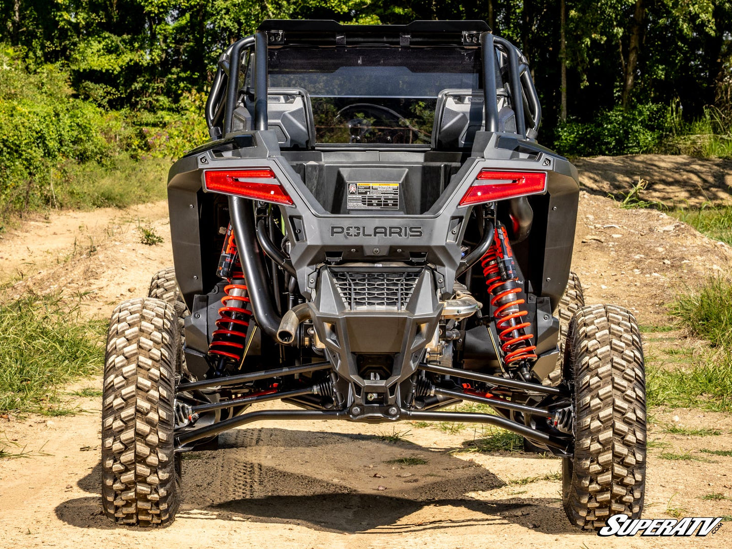 SuperATV - Polaris RZR PRO XP Rear Windshield - Light Tint - Audio - 2025+ - RWS-P-PROS-76