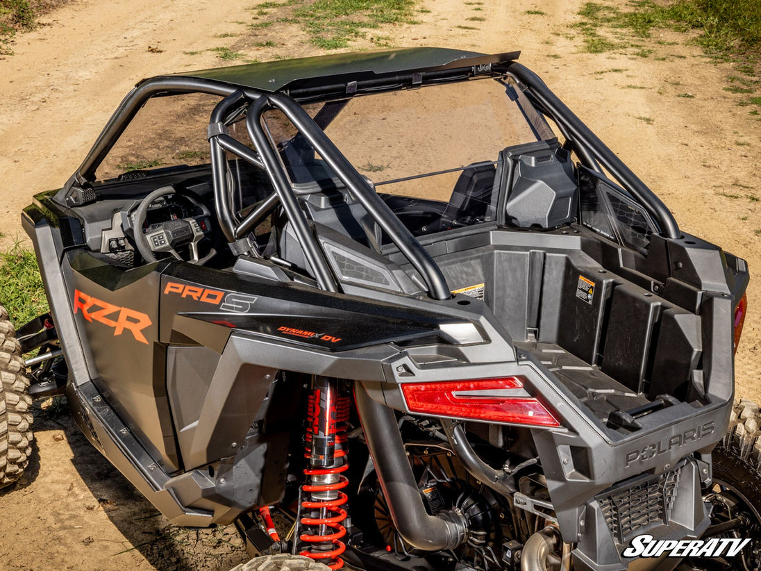 SuperATV - Polaris RZR PRO XP Rear Windshield - Light Tint - Audio - 2025+ - RWS-P-PROS-76