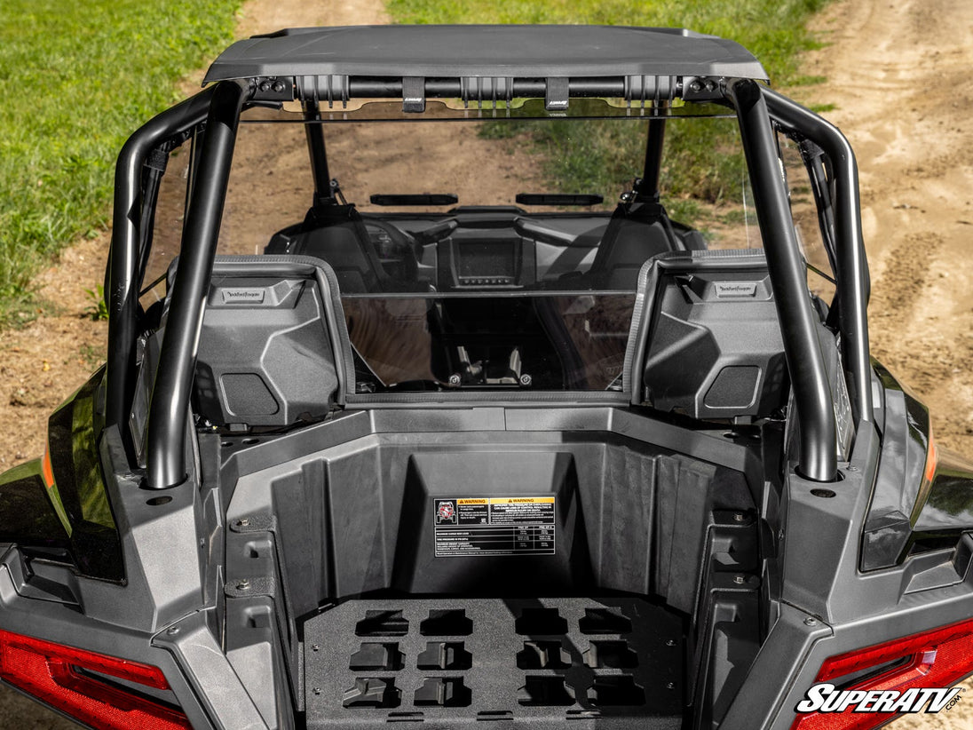 SuperATV - Polaris RZR PRO XP Rear Windshield - Light Tint + With Audio - 2025+ - RWS-P-PROS4-001-76