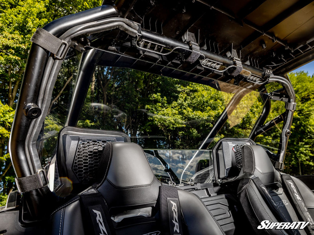 SuperATV - Polaris RZR PRO XP Rear Windshield - Light Tint + With Audio - 2025+ - RWS-P-PROS4-001-76