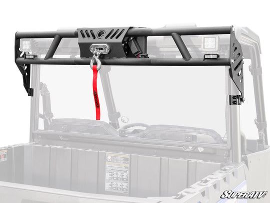 SuperATV - Polaris Ranger SP 570 Game Loader Rack + Cube Lights - GLR-P-RANMID-K#AB