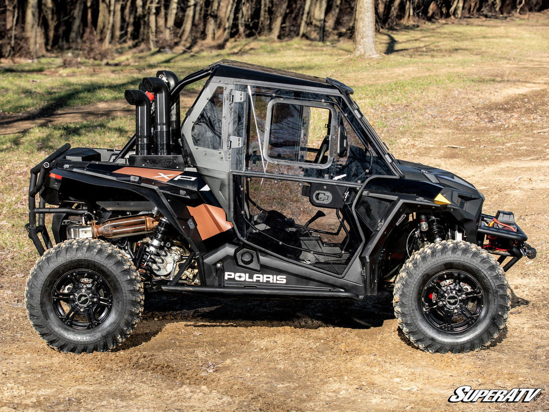 SuperATV - Polaris RZR XP Turbo Cab Enclosure Doors - No RWS - DOOR-P-RZR1K-003-72#AC