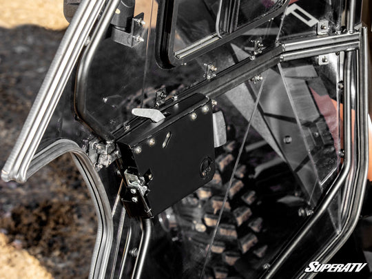 SuperATV - Polaris RZR XP Turbo Cab Enclosure Doors - No RWS - DOOR-P-RZR1K-003-72#AC