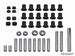 SuperATV - Polaris General A Arm Bushing Kit - HDPE - OE Arms - 2016+ - AAB-P-RZR900-K3-003#AQ