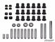 SuperATV - Polaris General A Arm Bushing Kit - HDPE - OE Arms - 2016+ - AAB-P-RZR900-K3-003#AQ