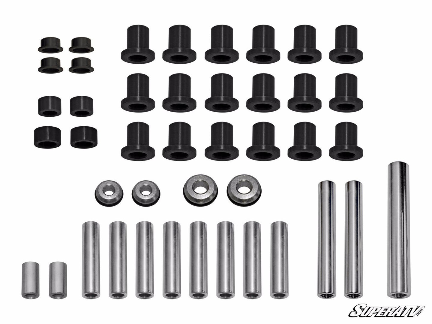 SuperATV - Polaris General 4 A-Arm Bushing Kit - HDPE - OE Arms - 2017+ - AAB-P-RZR900-K3-003#LO