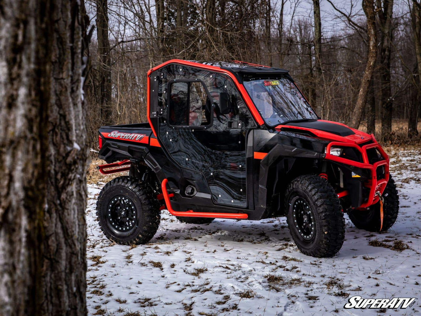 SuperATV - Polaris General 1000 Cab Enclosure Doors - DOOR-P-GEN-001-72