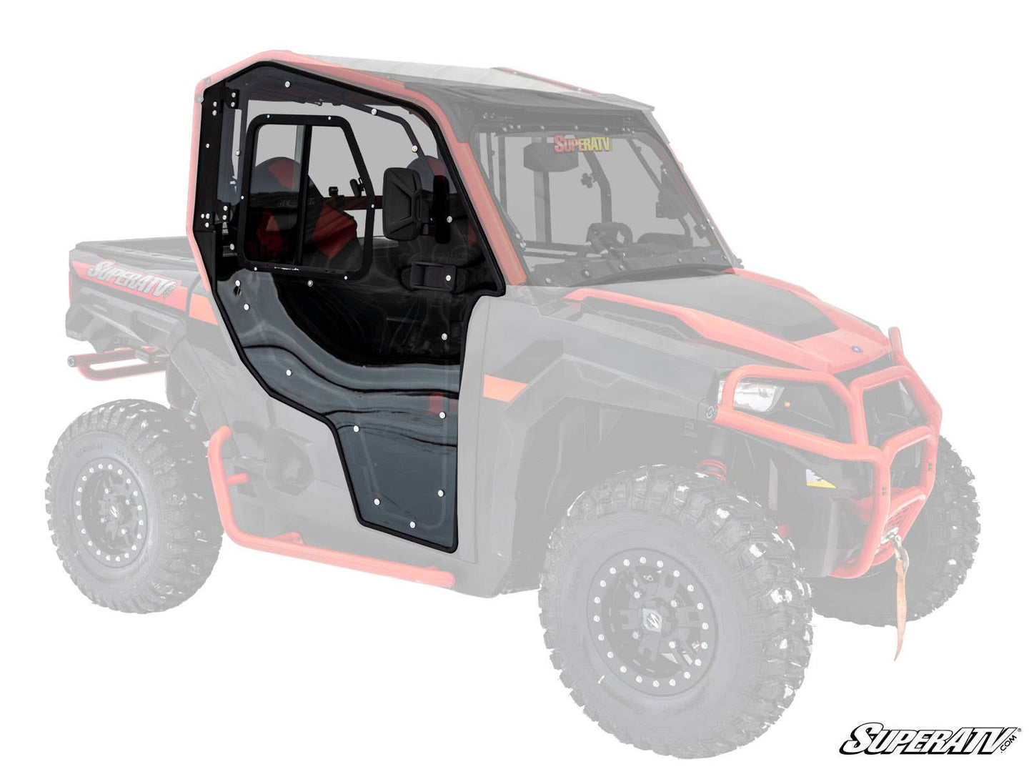 SuperATV - Polaris General 1000 Cab Enclosure Doors - DOOR-P-GEN-001-72
