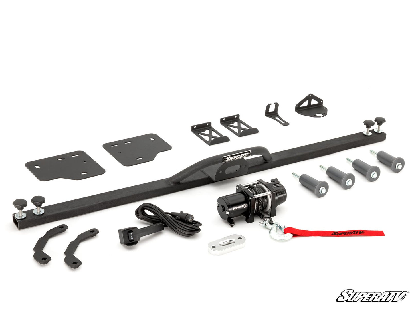 SuperATV - Polaris Ranger XP 570 Bed Winch - No Lights - BWN-P-RAN1K-00#AE