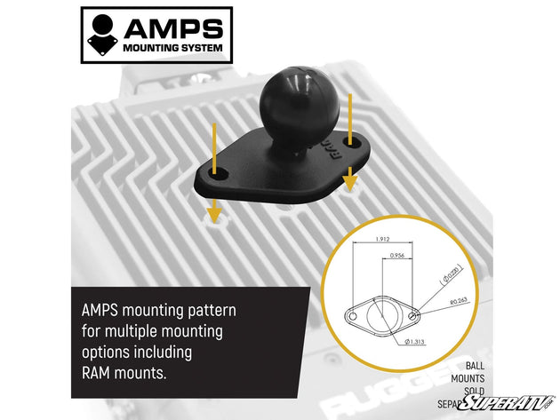 Rugged Radios - Rugged Radios Radio Kit Lite—Rambler G4 GMRS Band Mobile Radio with Antenna - RK-G4