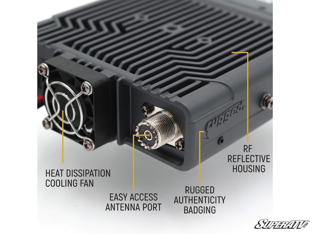 Rugged Radios - Rugged Radios Radio Kit Lite—Rambler G4 GMRS Band Mobile Radio with Antenna - RK-G4