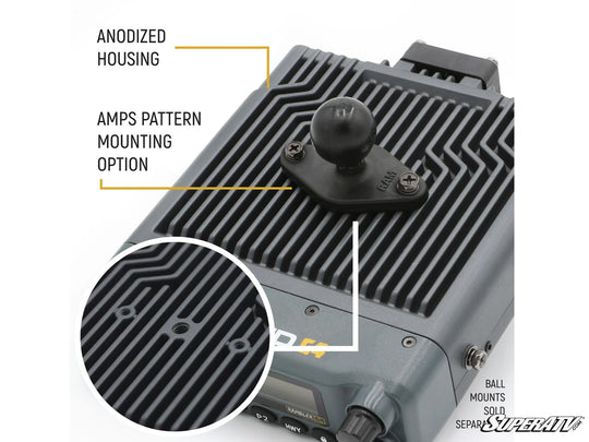 Rugged Radios - Rugged Radios Radio Kit Lite—Rambler G4 GMRS Band Mobile Radio with Antenna - RK-G4